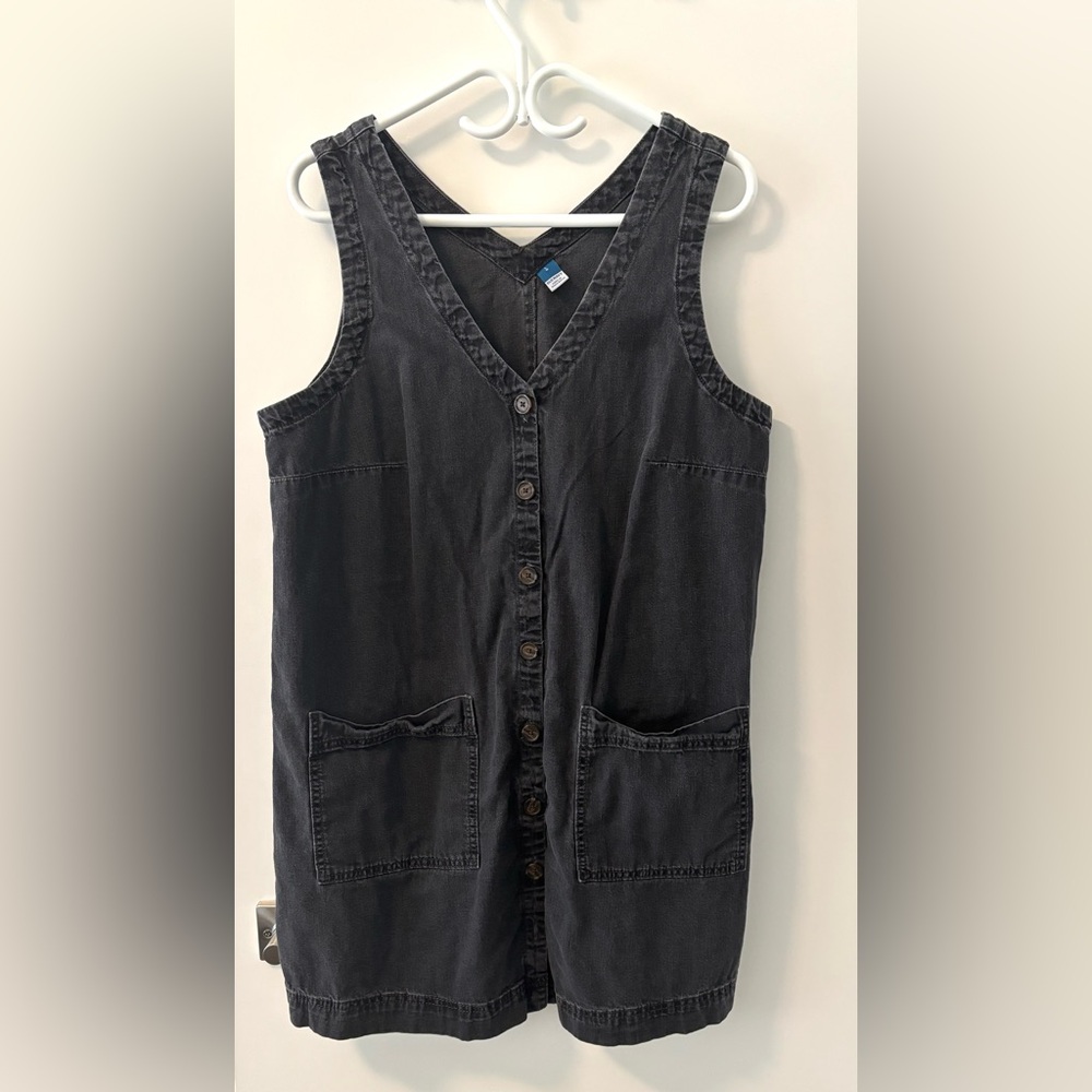 Old Navy sleeveless button front mini dress